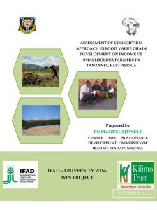 Assessment Of Consortium Approach In Food Value Chain Development On Income Of Smallholder Farmers In Tanzania, East Africa